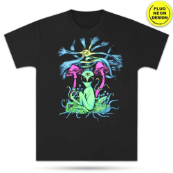 Camiseta Alien & Shrooms...
